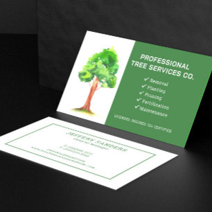 Tree Service Company Business Card Visitenkarte