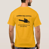 Tree Service Company T - Shirt (Rückseite)