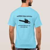 Tree Service Company T - Shirt (Rückseite)