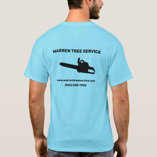 Tree Service Company T - Shirt (Rückseite)
