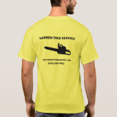 Tree Service Company T - Shirt (Rückseite)