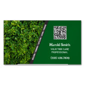 Tree Service Custom QR Magnetische Visitenkarte (Vorderseite)
