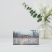 Tree Service Firewood Business Card Visitenkarte (Stehend Vorderseite)