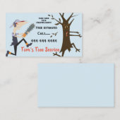 Tree Service II Business Card Visitenkarte (Vorne/Hinten)