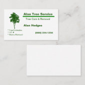 Tree Service-Visitenkarte Visitenkarte (Vorne/Hinten)