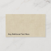 Tree Service-Visitenkarte Visitenkarte (Rückseite)