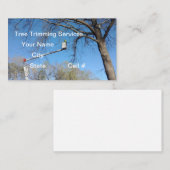 Tree Services Business Card Visitenkarte (Vorne/Hinten)
