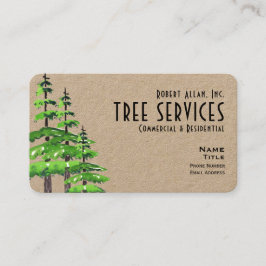 Tree Services Kraft Visitenkarte