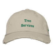 Tree Services - Spaß Bestickte Baseballkappe (Vorderseite)