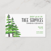 Tree Services Standard, 3,5" x 2,0" Visitenkarte (Vorderseite)