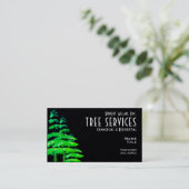 Tree Services Standard, 3,5" x 2,0" Visitenkarte (Stehend Vorderseite)