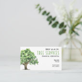 Tree Services Standard, 3,5" x 2,0" Visitenkarte (Stehend Vorderseite)