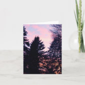 Tree Shadows Forest Hues Card Karte (Vorderseite)