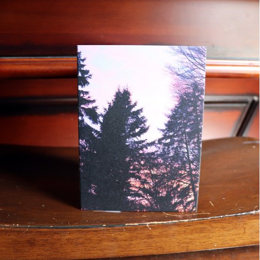 Tree Shadows Forest Hues Card Karte