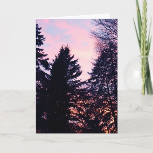 Tree Shadows Forest Hues Karte (Vorderseite)