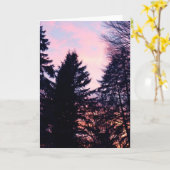 Tree Shadows Forest Hues Karte (Gelbe Blume)