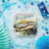 Tree Shaka' Papierplatte Pappteller (Party)