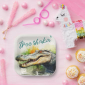 Tree Shaka' Papierplatte Pappteller (Party)