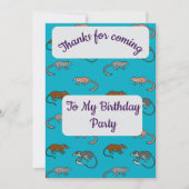 Tree Shrews Danke Karte (Vorderseite)