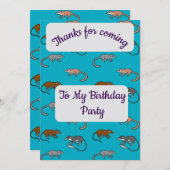 Tree Shrews Danke Karte (Vorne/Hinten)