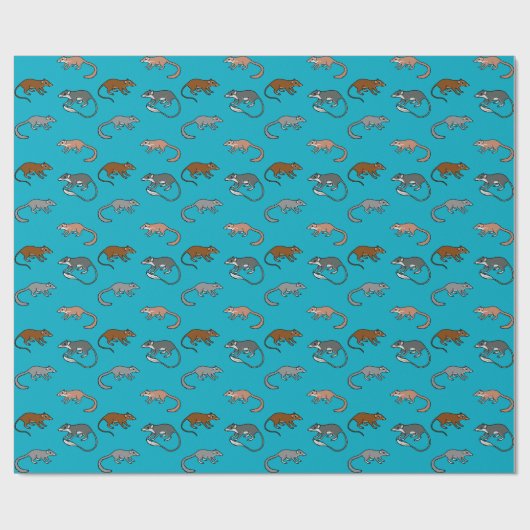 Tree Shrews Geschenkpapier (Flach)