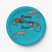 Tree Shrews Pappteller (Vorderseite)