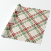 Tree-Side Tartan Geschenkpapier (Ungerollt)