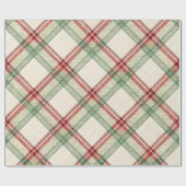Tree-Side Tartan Geschenkpapier (Flach)