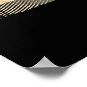 Tree Silhouette Foto Art Poster (Ecke)