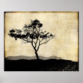 Tree Silhouette Foto Art Poster (Vorne)