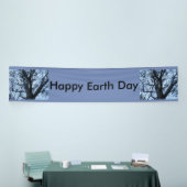 Tree Silhouette Foto Personalisiert Banner (Messeveranstaltung)