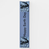 Tree Silhouette Foto Personalisiert Banner (Vertikal)