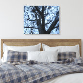 Tree Silhouette Fotogarph Canvas Print Leinwanddruck (Insitu (Schlafzimmer))