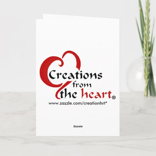 Tree Silhouette-Geburtstag Karte (Rückseite)