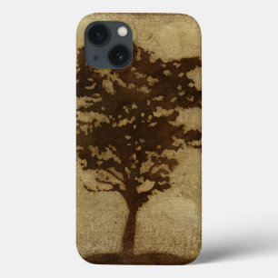 Tree Silhouette on Bronze Background Case-Mate iPhone Hülle