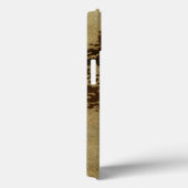 Tree-Silhouette über Bronze-Hintergrund Case-Mate iPhone Hülle (Rückseite / Rechts)