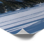 Tree Skiing Poster (Ecke)