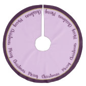 Tree Skirt-frohe Weihnachten Polyester Weihnachtsbaumdecke (Vorderseite)