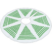 Tree Skirt - Graphic Christmas Trees Polyester Weihnachtsbaumdecke (Schrägansicht)