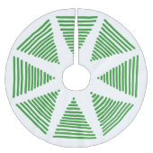 Tree Skirt - Graphic Christmas Trees Polyester Weihnachtsbaumdecke (Vorderseite)