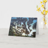 Tree & Sky Grußkarte Karte (Gelbe Blume)
