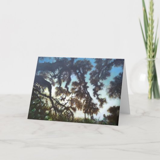 Tree & Sky Grußkarte Karte (Vorderseite)