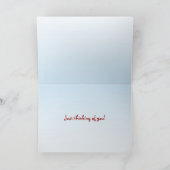 Tree Sparrow Thinking Karte (Innenseite)