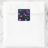 Tree Spirits Quadratischer Aufkleber (Tasche)