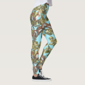 Tree Squirrels Animal Print Squirrel Pattern Print Leggings (Rechts)
