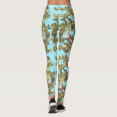 Tree Squirrels Animal Print Squirrel Pattern Print Leggings (Rückseite)