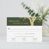 Tree Star von David Bar Mitzvah UAWG Einladung (Stehend Vorderseite)