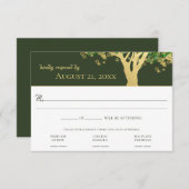 Tree Star von David Bar Mitzvah UAWG Einladung (Vorne/Hinten)