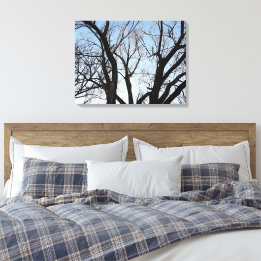 Tree Stretch Canvas Print Leinwanddruck (Insitu (Schlafzimmer))