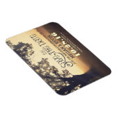 Tree String Lights Verzauberter Abend Save the Dat Magnet (Rechte Seite)